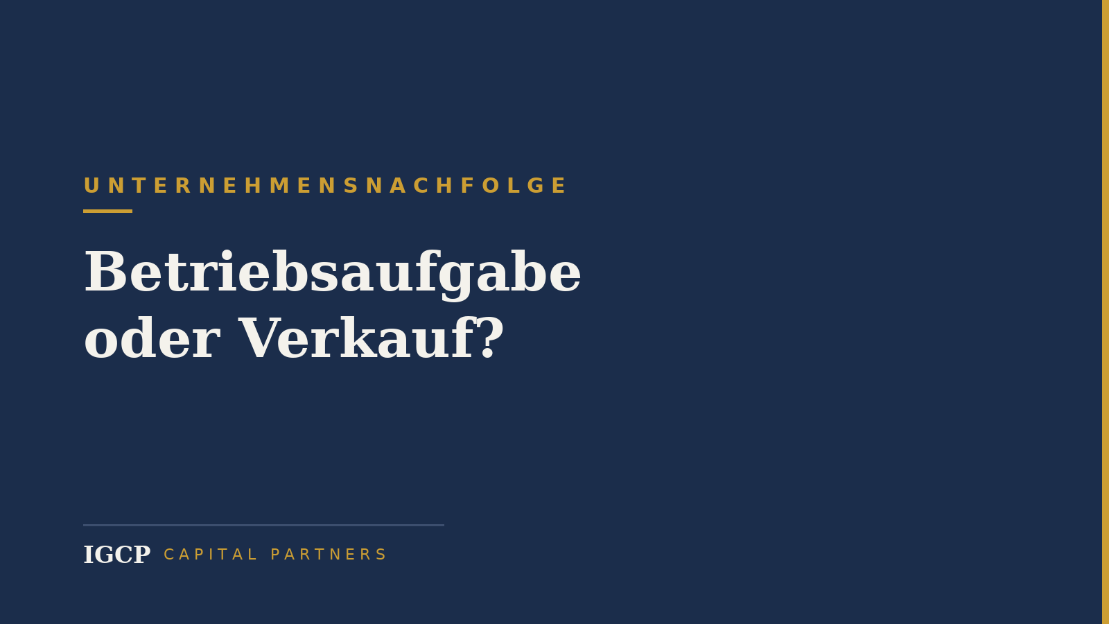 Betriebsaufgabe oder Verkauf? Was sich für Inhaber wann lohnt