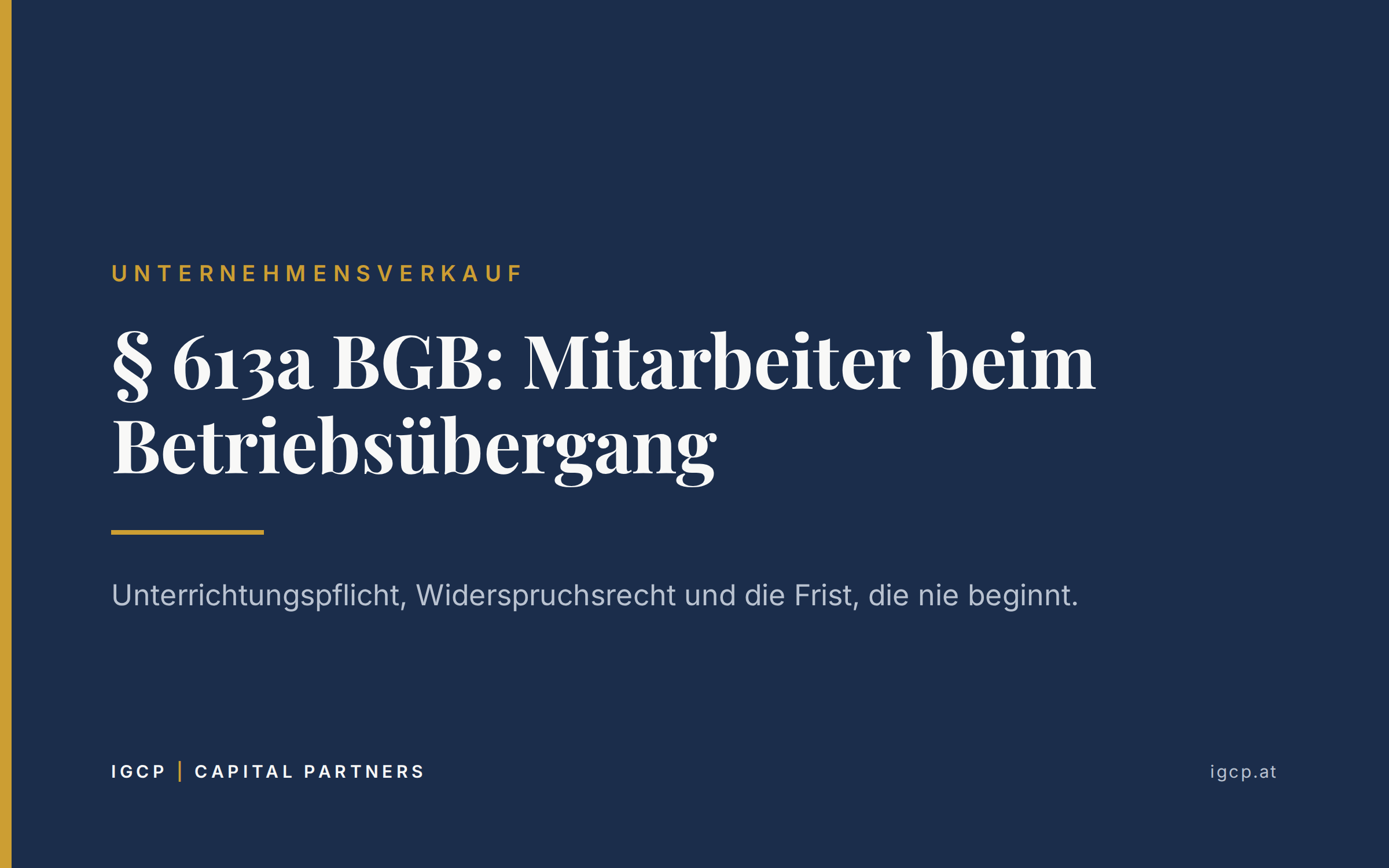 Titelbild zum Beitrag: § 613a BGB: Was beim Betriebsübergang mit den Mitarbeitern passiert