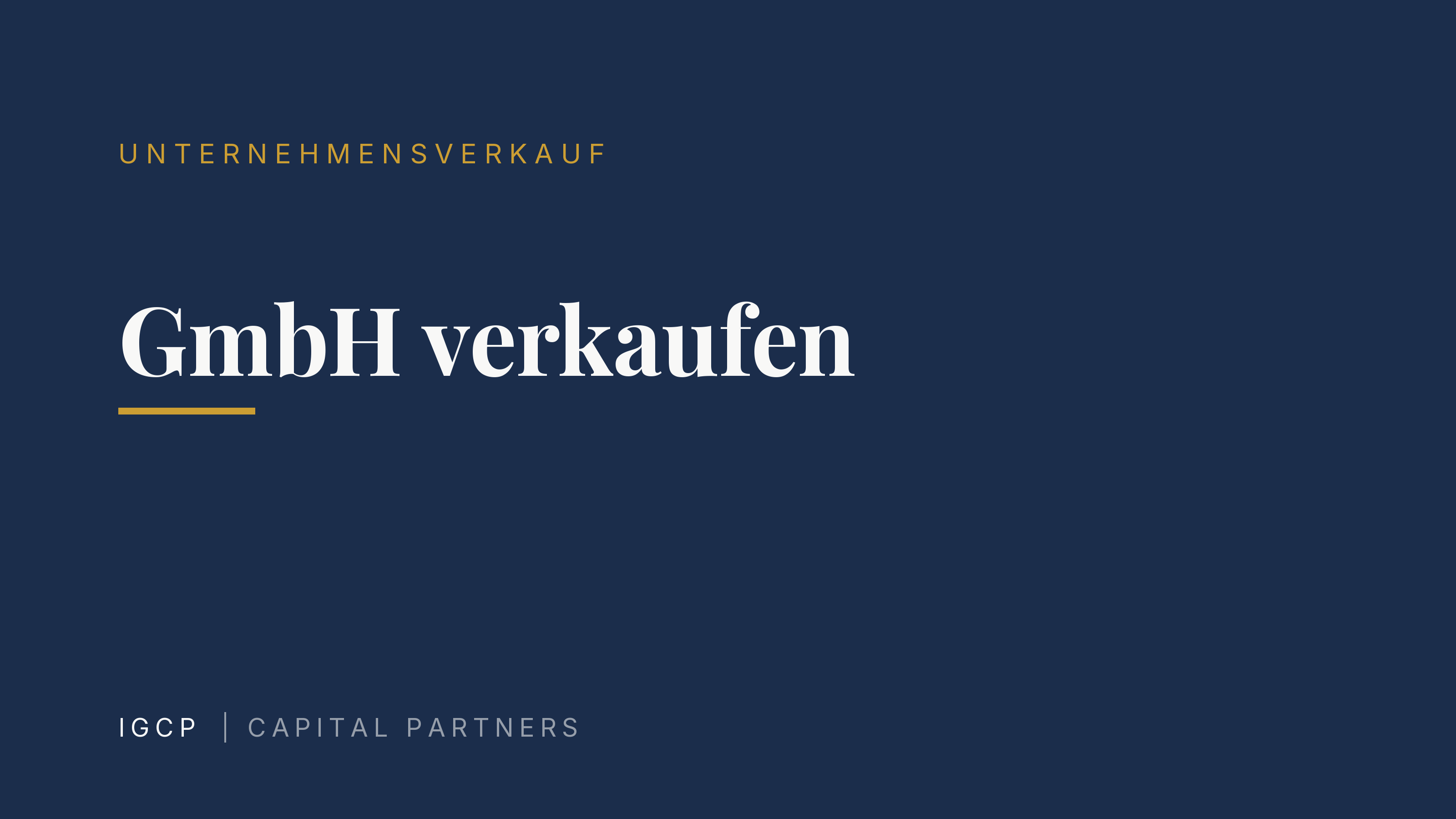 GmbH verkaufen: Ablauf, Bewertung und Steuern im Überblick (2026)