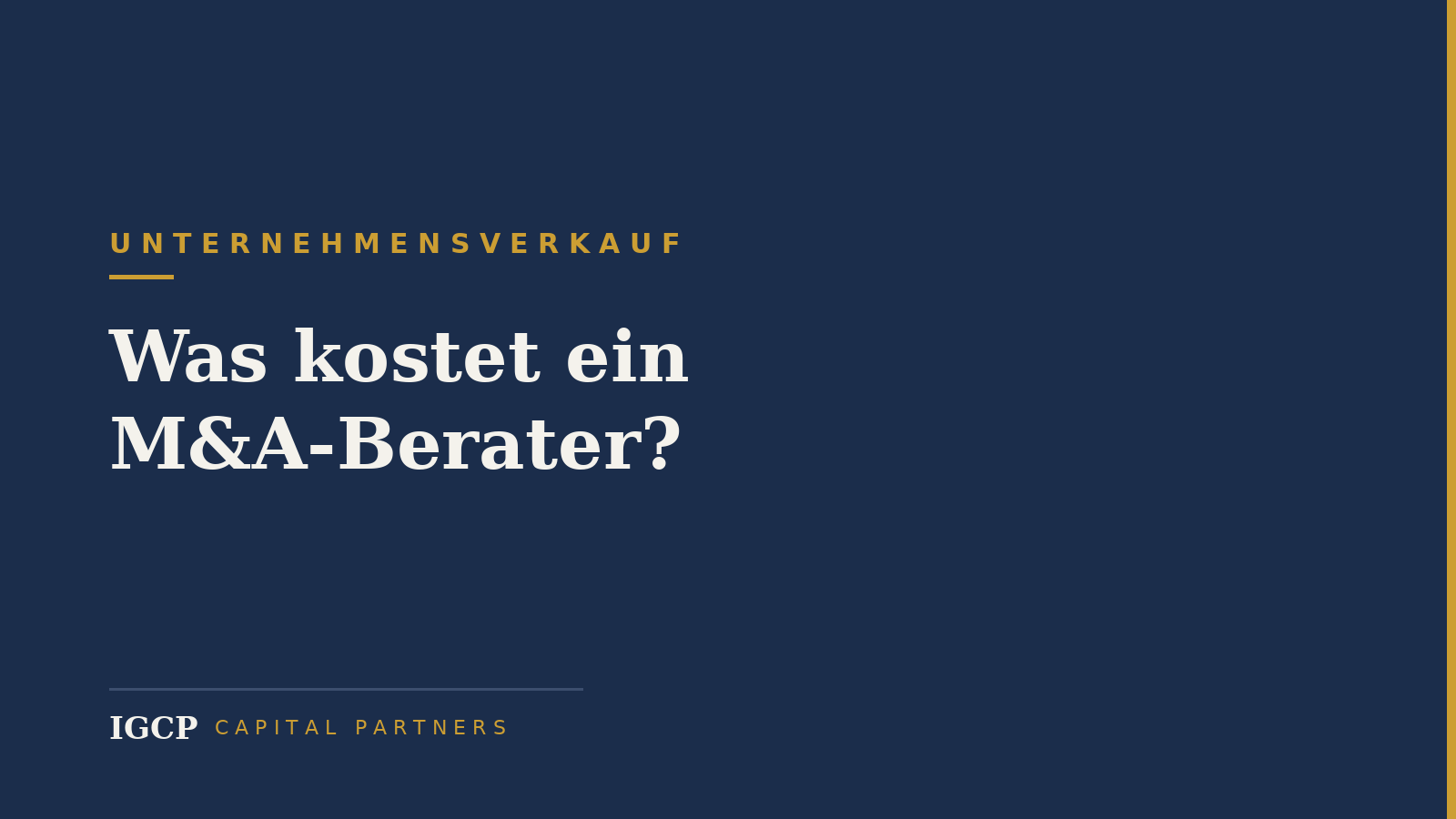 Was kostet ein M&A-Berater? Honorar, Retainer und Erfolgsprovision
