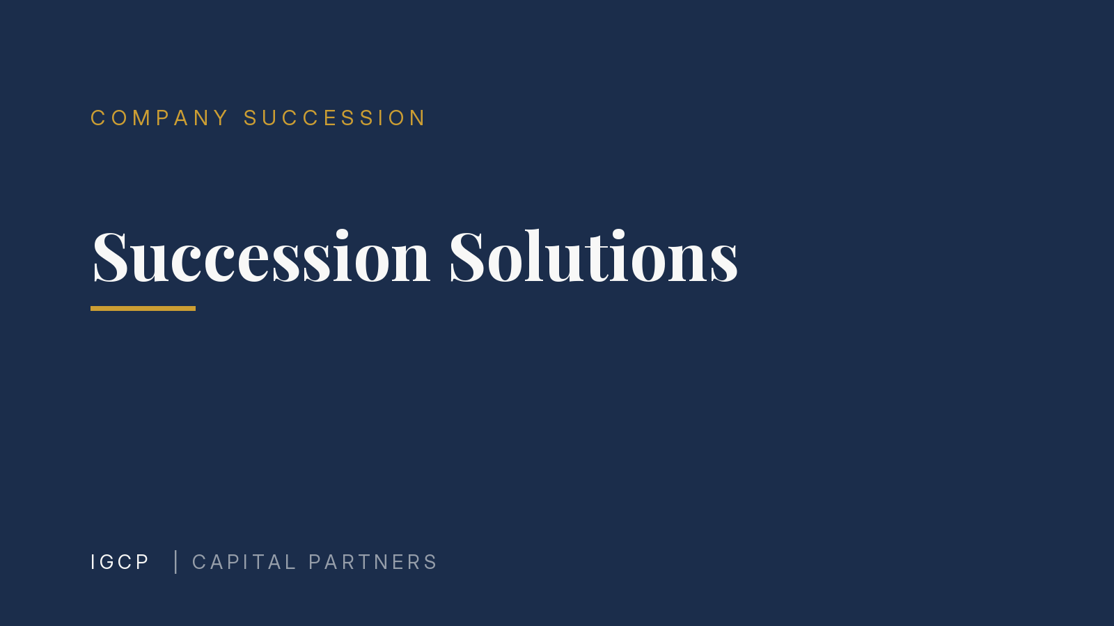 Succession Solutions: What Options Owners Really Have