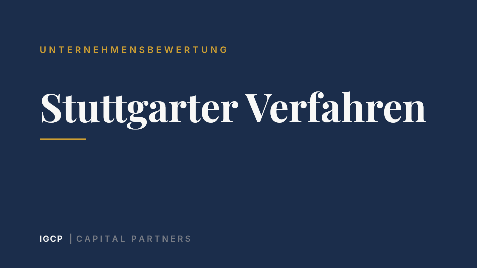 Stuttgart Method: Why It Was Abolished and What Applies Today