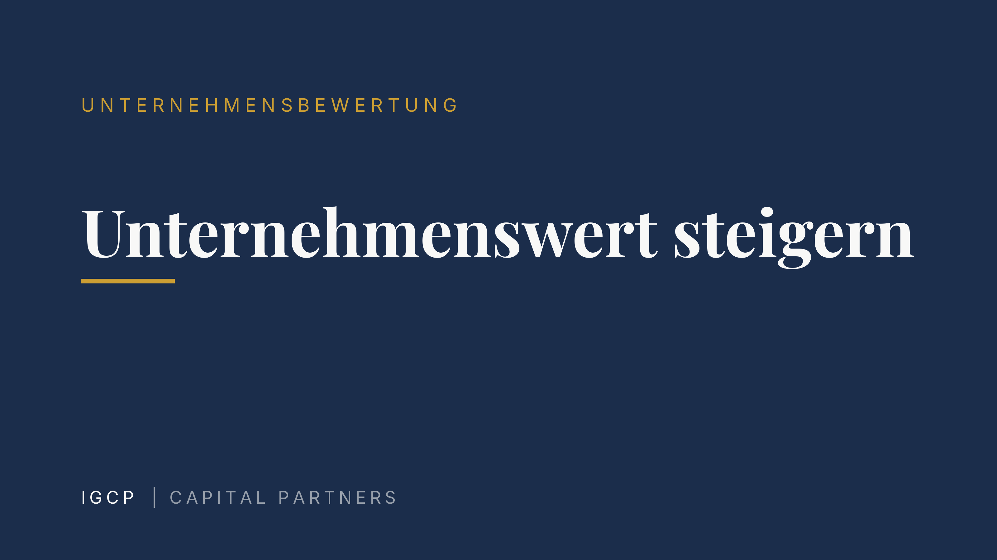 Unternehmenswert steigern: 5 Hebel vor dem Verkauf