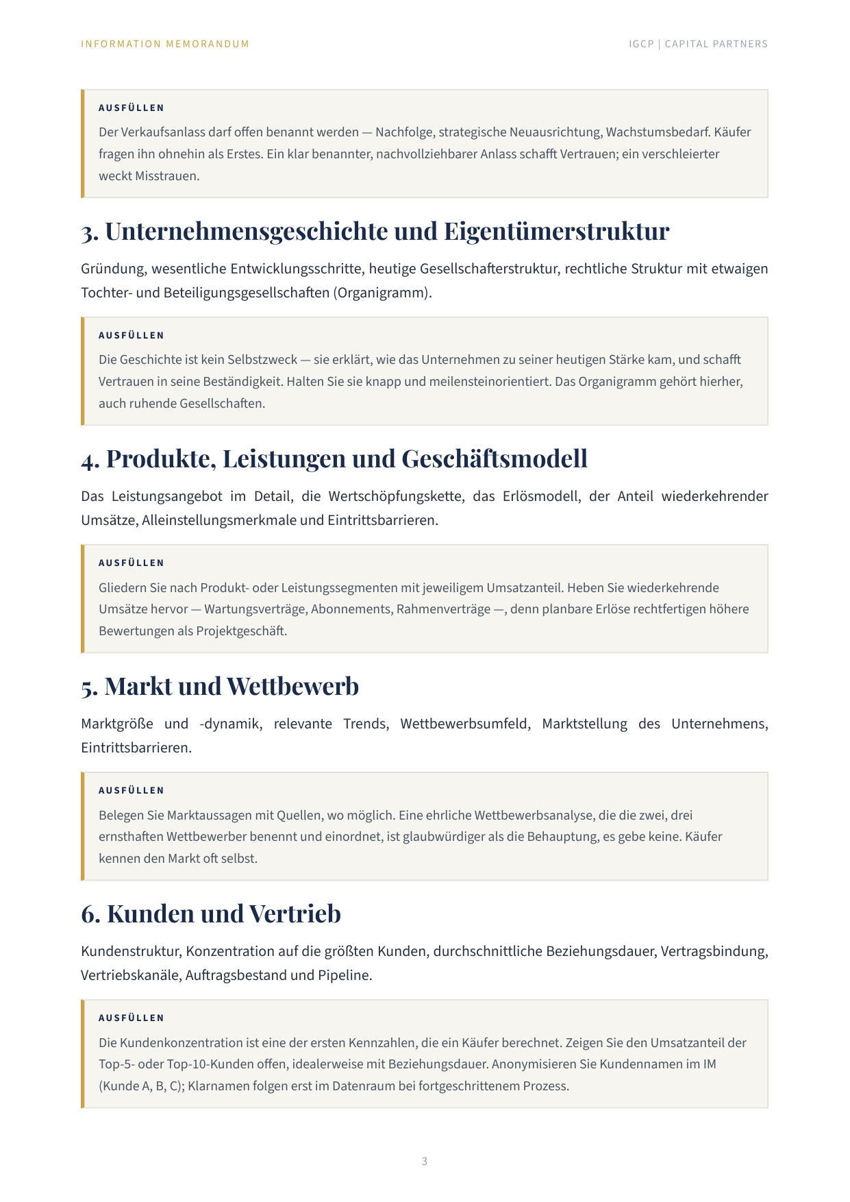 Einblick Information Memorandum